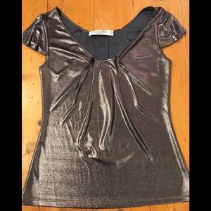 Christian Dior Boutique Silver Shirt size 4
